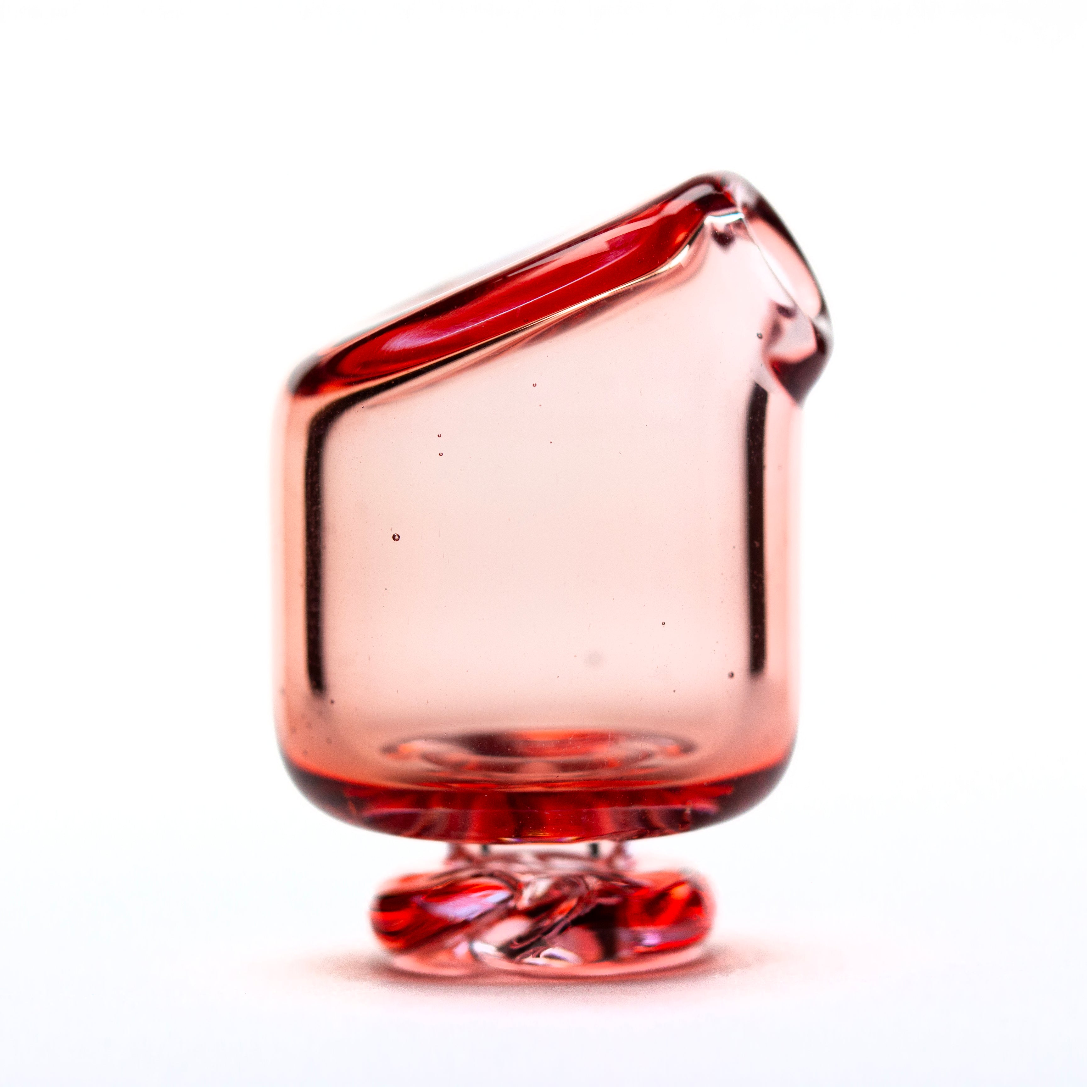 Kizmit Glass Ruby Slippers Pivot Spinner Tip & Pearls #KZM54 - Planet Caravan